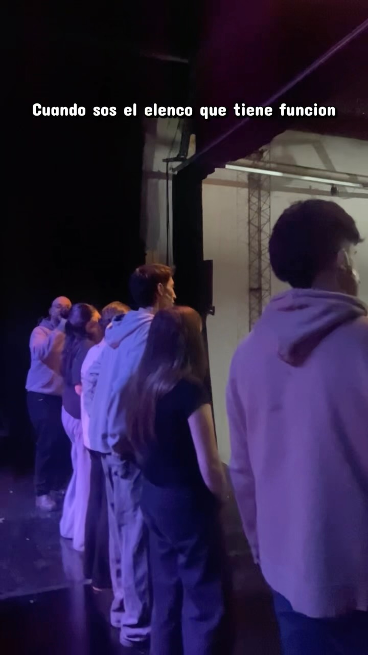 Cuando sos el elenco que tiene función